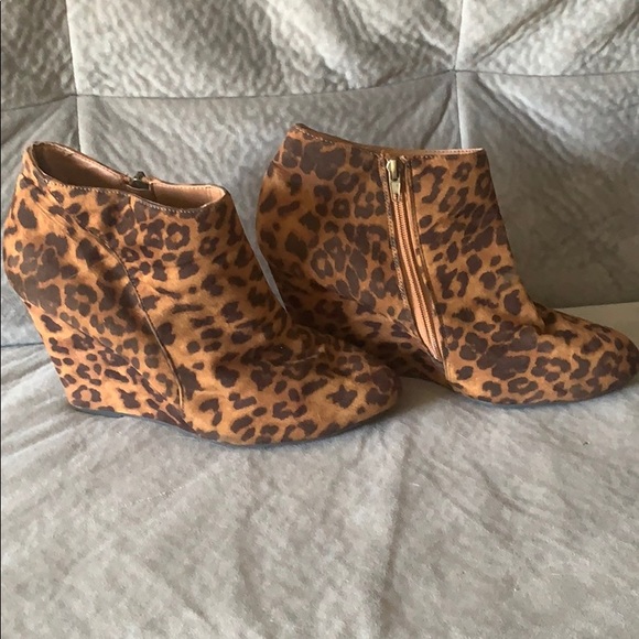 madden girl leopard booties